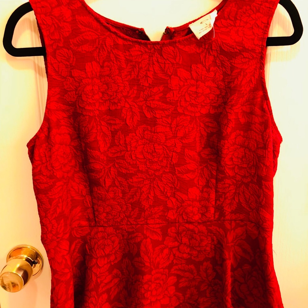 Blouse, dark red